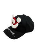 Smiley Cap in Black by Walter van Beirendonck