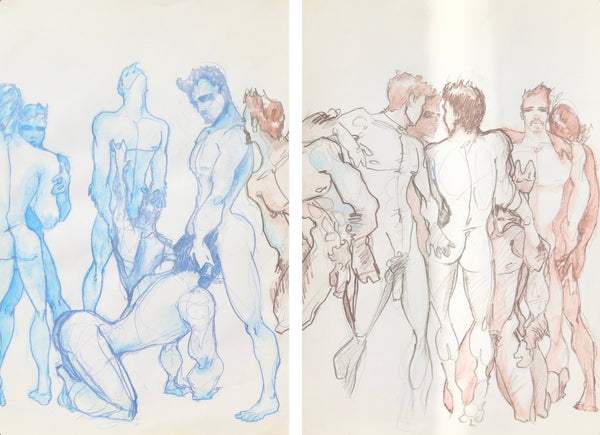 JASON DUFFY, Bath House, 2023 (diptych)