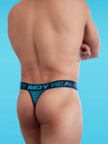 BEAUBOY Houndstooth Thong Blue