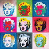 Marilyn Monroe By Andy Warhol - Sheet of 9 Kiss-Cut Stickers