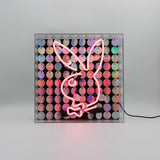 Playboy Disco Bunny - Glass Neon Box Sign