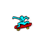 Keith Haring Skateboarder Keyclip