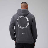 Talentless Circle Logo Hoodie Steel Grey