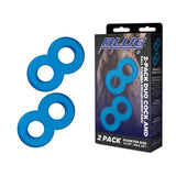 2-Pack Duo Cock And Ball Stamina Enhancement Ring by Blue Line