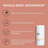 UNSCENTED DEODERANT BY PURE FOR MEN