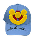 Smiley Cap in Placid Blue by Walter van Beirendonck