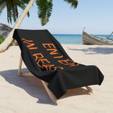 Enter in Rear Beach Towel by CULTUREEDIT