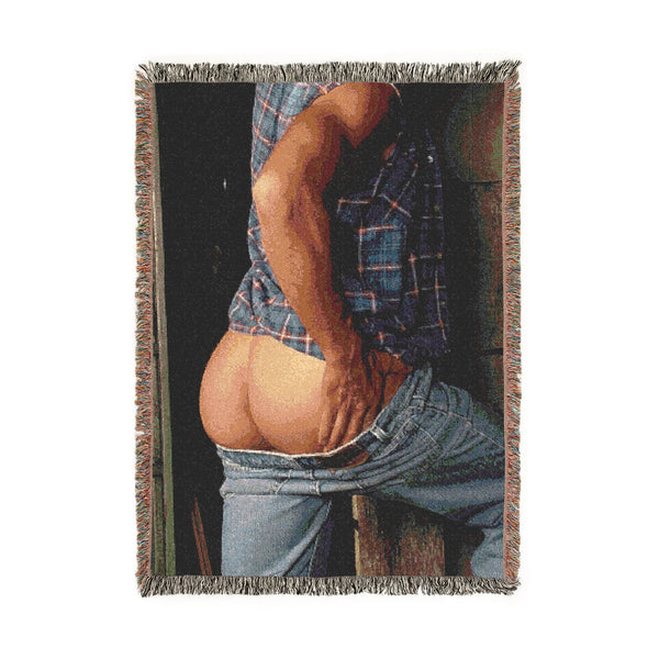 JUICY ASS Woven Blanket bY CHUCK X CULTUREEDIT