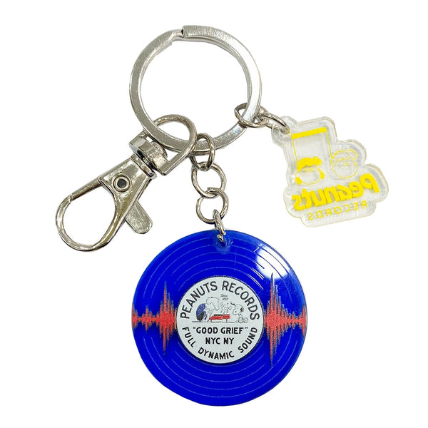 Peanuts Records Keyclip