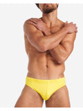 TEAMM8 Grid Swim Brief - Bondi Yellow