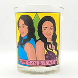 Camryn and Alex (Twitches) Glass Votive Candle