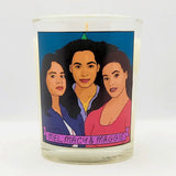 Mel, Macy, Maggie (Charmed) Glass Votive Candle