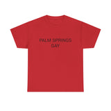 PALM SPRINGS GAY TEE BY CULTUREEDIT AVAILABLE IN 13 COLORS