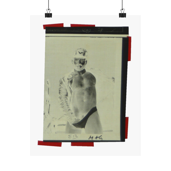 90S VINTAGE GAY PORN TRANSPARENCY Matte Vertical Poster #15