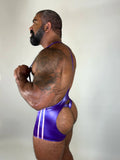 Alfons Dovana Violet Iridescent Jock Singlet