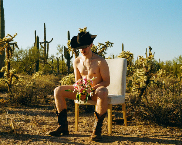 Michael Saling, Man in the desert #3, 2025
