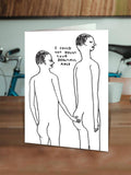 David Shrigley Greeting Card - Beautiful Arse