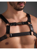 TEAMM8 Flex Harness - Faux Leather Black