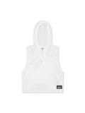 BIKE Hooded Sleeveless Practice Jersey - White
