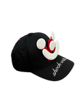 Smiley Cap in Black by Walter van Beirendonck