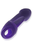 Hunkyjunk Double Thruster Double Penetrator Sling - Plum Ice Purple
