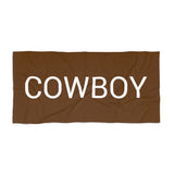 Cowboy Beach Towel by CULTUREEDIT