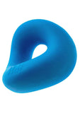 Hunkyjunk Form Surround Cock Ring - Teal Ice