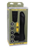 Fort Troff's Piston Thruster Rechargeable Silicone Mini Machine Dildo - Black