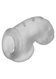 Oxballs Airlock Air-Lite Vented Silicone Chastity - Clear Ice
