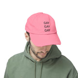 GAY GAY GAY Distressed Cap in 6 colors