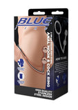 Blue Line 2 Bead Anal Hook & Cock Ring 45mm - Stainless Steel