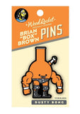 Box Brown Dusty Bong Enamel Pin