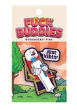 Fuck Buddies Just Vibin' Enamel Pin