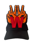 W Cap Black / Red by Walter van beirendonck