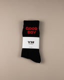 Good Boy Socks by YES HOMO -  Black & Red