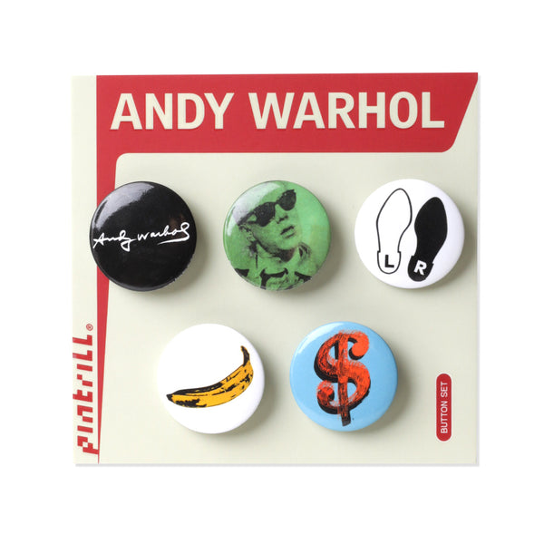 Andy Warhol Variety 5 Button Set