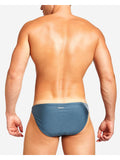 TEAMM8 Bass Mesh Swim Brief - Steel Blue