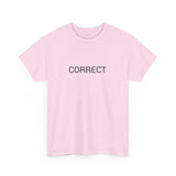CORRECT TEE BY CULTUREEDIT AVAILABLE IN 13 COLORS
