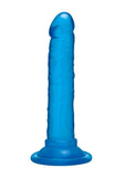 Blue Line Suction Cup Anal Dildo 5.75in