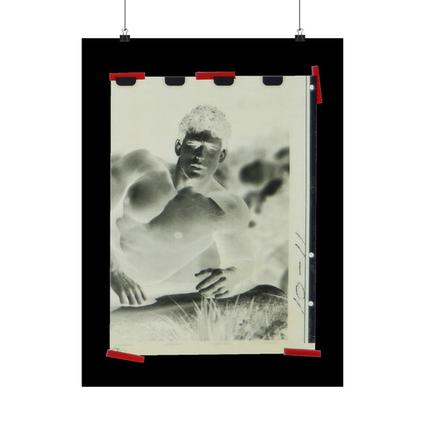 90S VINTAGE GAY PORN TRANSPARENCY Matte Vertical Poster #19