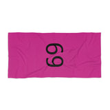 69 Beach Towel by CULTUREEDIT