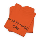 PALM SPRINGS GAY TEE BY CULTUREEDIT AVAILABLE IN 13 COLORS