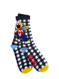 I Love W Socks Dark Blue by Walter Van Beirendonck