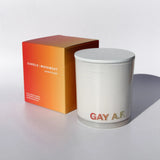 Gay A.F. Candle White