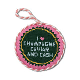Caviar Cash Needlepoint Ornament