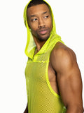 BIKE Hooded Sleeveless Practice Jersey - Acid Lime