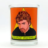 George Michael Glass Votive Candle