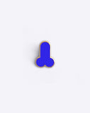 Blue Dick enamel pin by Dicks Don't Lie