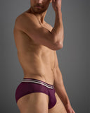 TEAMM8 Racer Mesh Brief - Eggplant