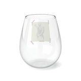 90S VINTAGE GAY PORN TRANSPARENCY Stemless Wine Glass, 11.75oz